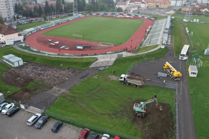 Elkezdődött a skatepark építése Sepsiszentgyörgyön