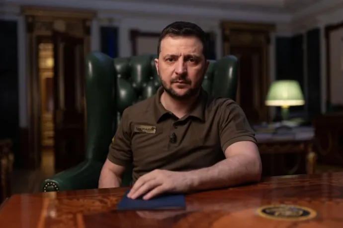 Zelenszkij: Nem túlzok, a Donbasz a pokol