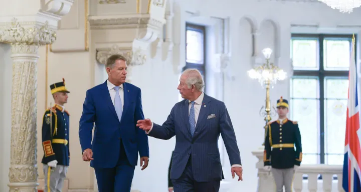Klaus Iohannis és Károly herceg – Fotó: presidency.ro
