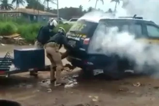 Rendőrök gázosítottak el egy fogyatékkal élő embert Brazíliában