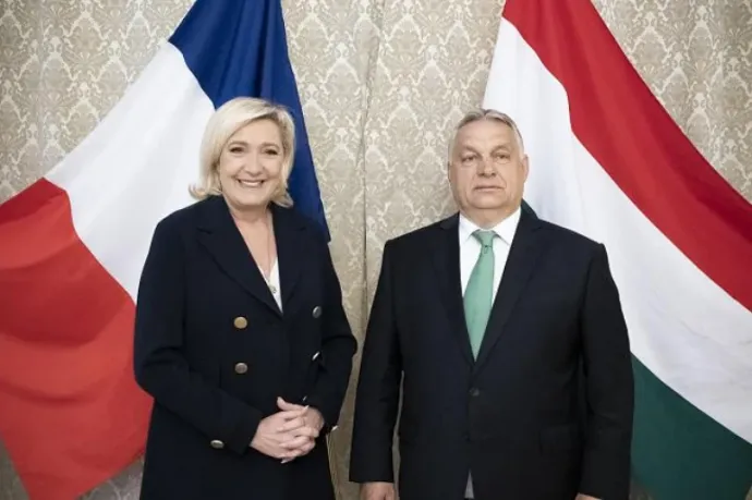 A francia szélsőjobb vezetőjével, Le Pennel tárgyalt Orbán Viktor Párizsban