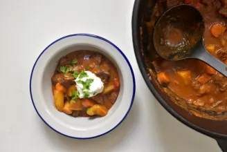 What does goulash have to do with Hungarian gulyás?