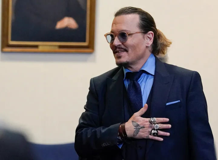 Johnny Depp a tárgyaláson 2022. május 27-én – Fotó: Steve Helber / Pool / REUTERS