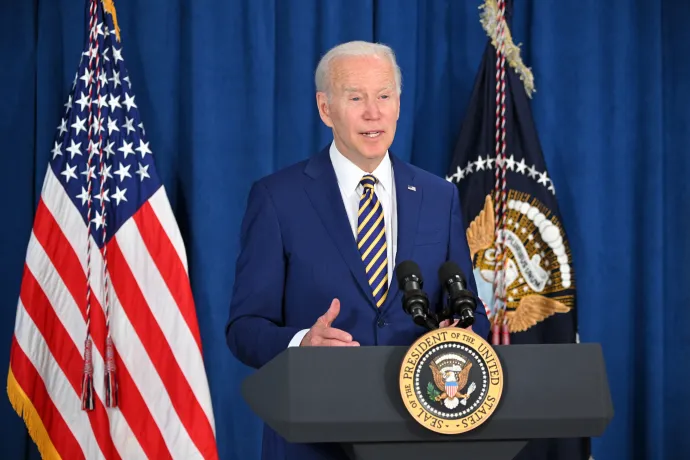 Joe Biden amerikai elnök 2022. június 3-án, Delaware államban – Fotó: Mandel Ngan / AFP