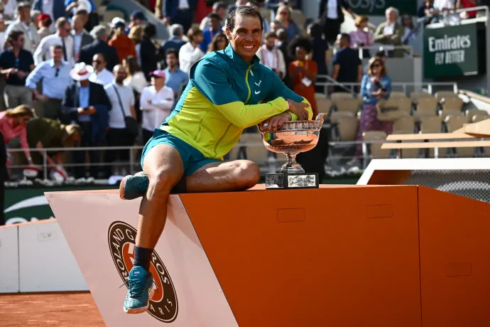 Nadal 22. Grand Slamjét nyerte meg a Roland Garroson, tovább növelte rekordját