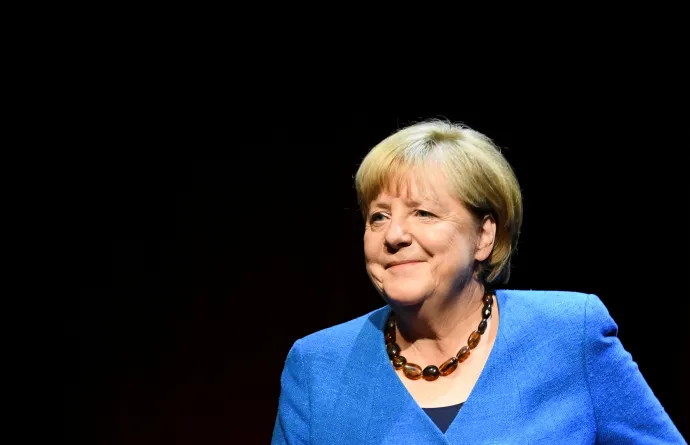 Angela Merkel a kedd esti fellépésen – Fotó: Annegret Hilse / Reuters