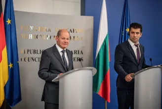 Olaf Scholz azt kéri a bolgár kormánytól, hogy ne vétózzák meg Észak-Macedónia EU-csatlakozási tárgyalásait