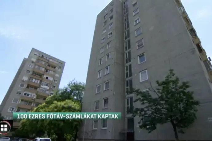 Adminisztrációs hiba miatt százezer forintos fűtésszámlát kaptak két csepeli panelház lakói