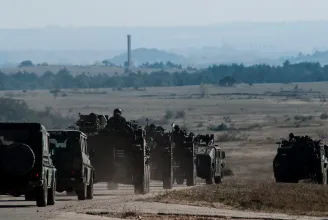 Katonai konvoj halad át Kelet-Magyarországon hétfőn, kedden és szerdán