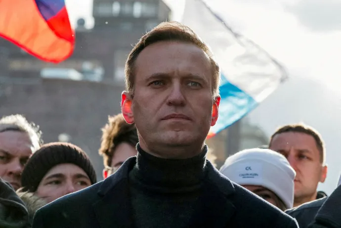 Alekszej Navalnij még 2020-ban, amikor megemlékeztek a Borisz Nyemcov orosz ellenzéki politikus elleni merénylet 5. évfordulójáról – Fotó: Shamil Zhumatov / Reuters