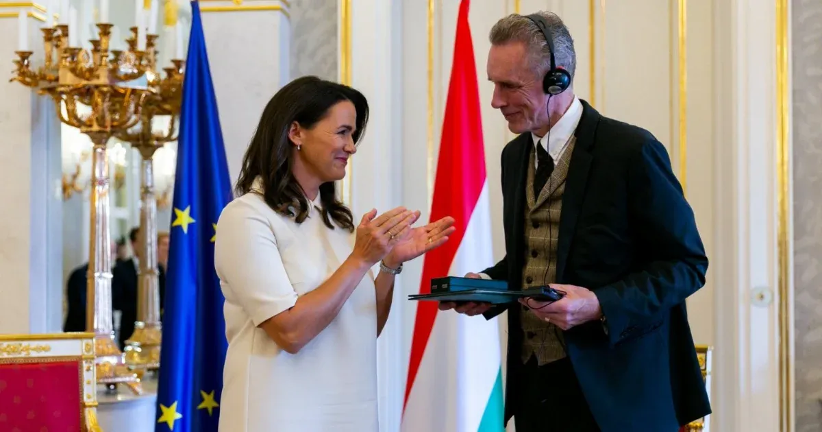 Telex: Hungarian President Awards Jordan B. Peterson Hungarian Order Of ...