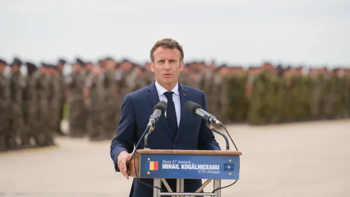 Emmanuel Macron francia elnök – Fotó: presidency.ro