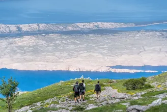 Premužić trail: 1600 méter magasból csobbantunk a tengerbe