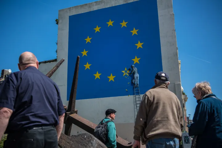 Banksy műve az angliai Doverben – Fotó: Carl Court / Getty Images