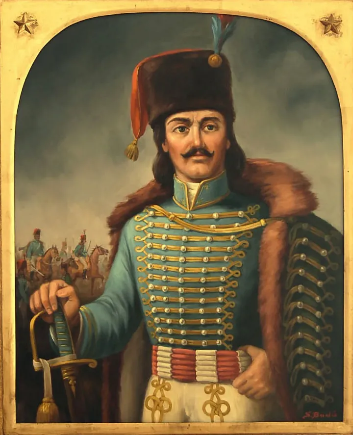 Contemporary portrait of Kováts – source: Wikipedia Commons