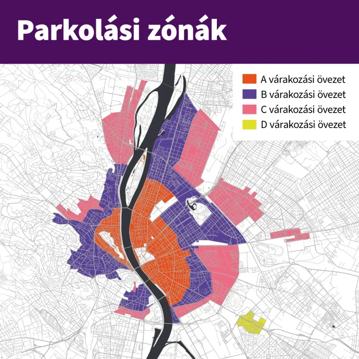 A tervezett új zónák – Forrás: Főpolgármesteri Hivatal