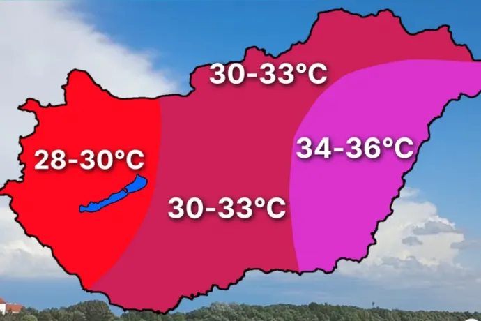 Pénteken jön egy hidegfront, de nem nagyon fogjuk érezni a hatását