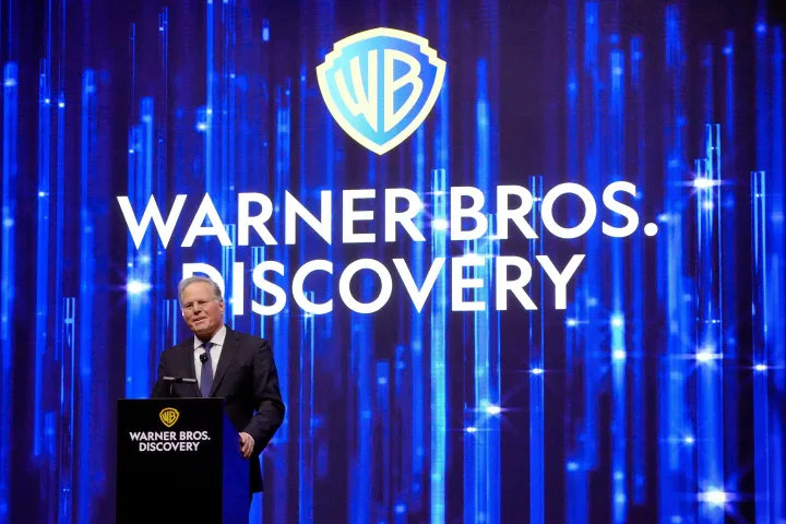 David Zaslav, a Warner Bros. Discovery vezérigazgatója beszél a cég rendezvényén 2022. május 18-án a Madison Square Gardenben – Fotó: Kevin Mazur / Getty Images