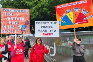 Több ezer tanár sztrájkolt a 3 százalékos fizetésemelés miatt Ausztráliában
