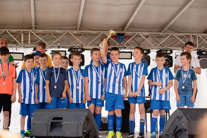 A BVSC gyerekcsapata a Sport Napokon – Fotó: Barót Városi Sport Club Facebook-oldala