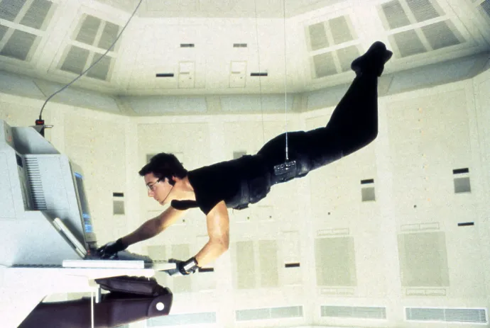 Ethan Huntként a Mission: Impossible első részében – Fotó: Cruise Wagner Productions / AFP