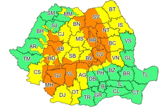 Másodfokú viharriadót rendeltek el Székelyföldön és más erdélyi megyékben