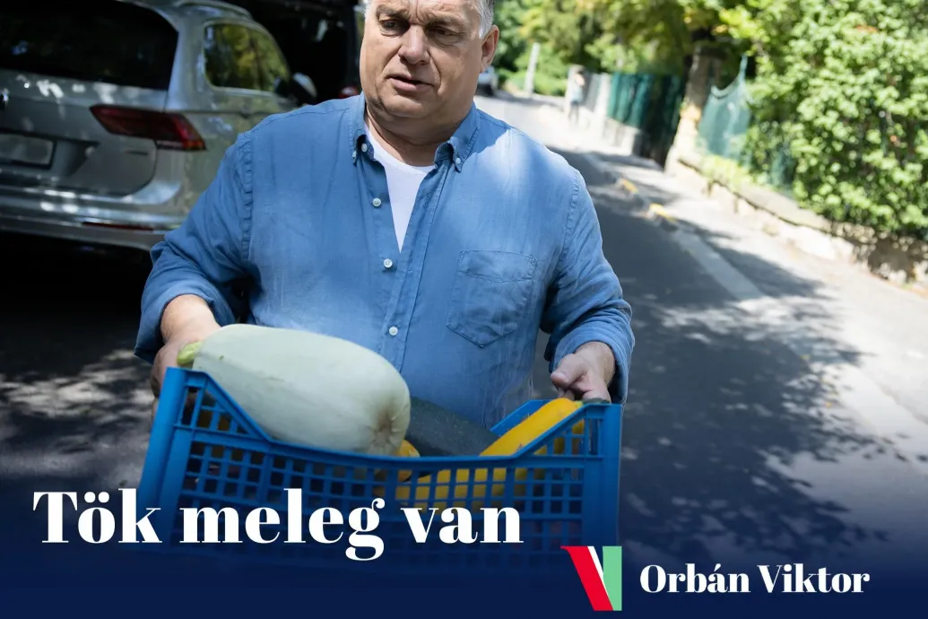 Tökös poszttal üzent Orbán Felcsútról