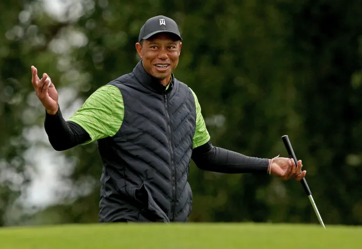 Tiger Woods – Fotó: Paul Faith / AFP