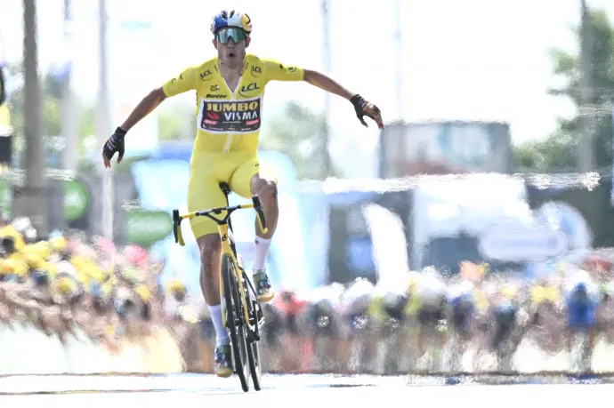 Tour: a sárga trikós rombolt, a második pedig hülyét csinált magából a célban