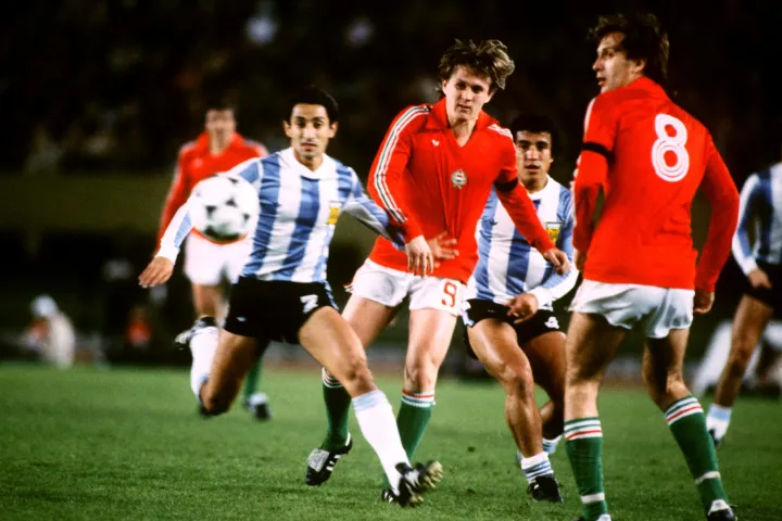 A magyar-argentin meccs az 1978-as világbajnokságon – Fotó: Peter Robinson – Empics / EMPICS Sport