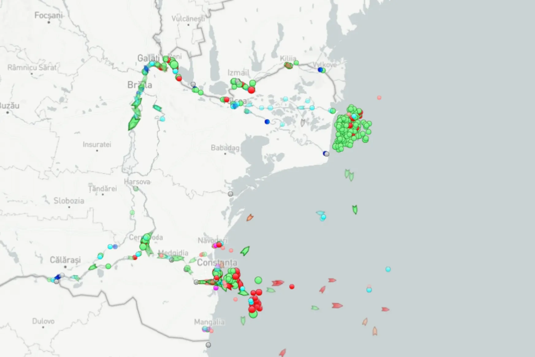 Torlódnak az ukrán teherhajók a Fekete-tenger romániai partjainál