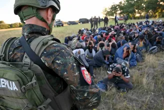 Szerb razzia a magyar határon, gépfegyvereket is lefoglaltak az embercsempészektől