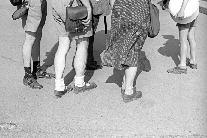 Turisták Olaszországban 1952-ben – Fotó: Mondadori Portfolio / Getty Images