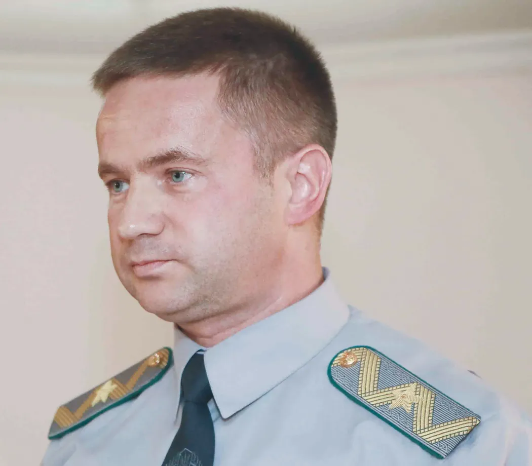 Vadim Szljuszarjev, a befolyásos egykori határőr, aki Volodimir Zelenszkij ukrán elnökkel is kapcsolatban áll – Forrás: dpsu.gov.ua