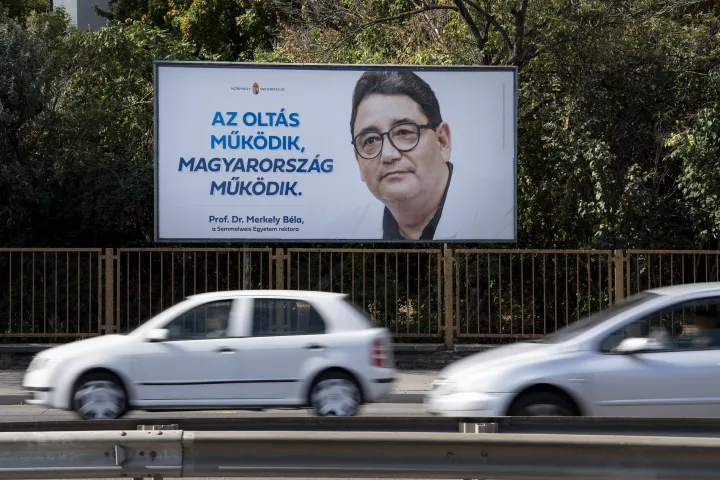 Merkely Béla, a Semmelweis Egyetem rektora, a kormányzati járványkommunikáció egyik arca – Fotó: Bődey János / Telex