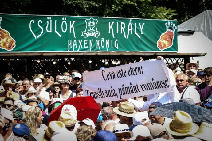 A szélsőséges nacionalista Mihai Tîrnoveanu zavarta meg Orbán tusványosi beszédét