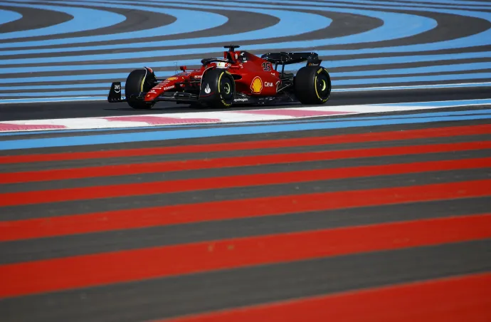 Charles Leclerc a Paul Ricard versenypályán – Fotó: Sarah Meyssonnier / Reuters
