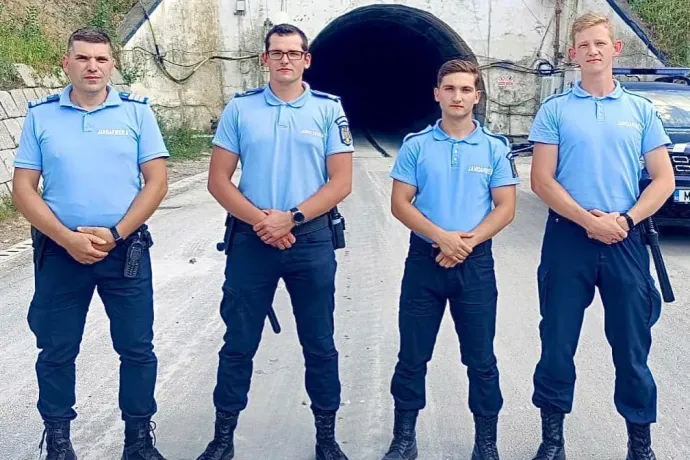 A belügy szerint négy csendőr megakadályozta, hogy tragédia történjen a parajdi sóbányában