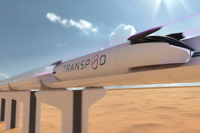 1000 km/h-nál gyorsabb, csőben közlekedő vonatot mutattak be Kanadában
