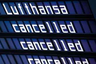 134 ezer utast érint a Lufthansa szerdai sztrájkja, budapesti járatokat is töröltek