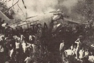 The captured American spy plane that crashed during a Hungarian pleasure flight