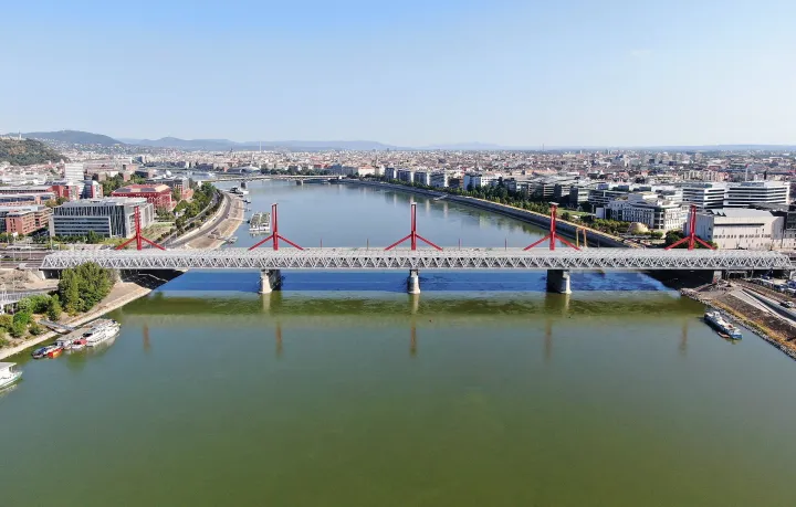 Felavatták a megújult déli összekötő vasúti Duna-hidat – Fotó: Máthé Zoltán / MTI / MTVA