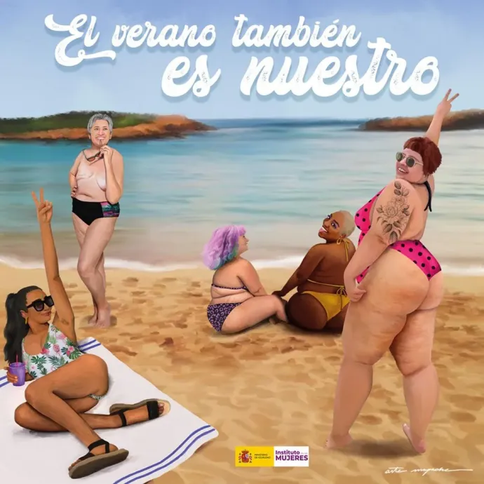 A spanyol kampány plakátja