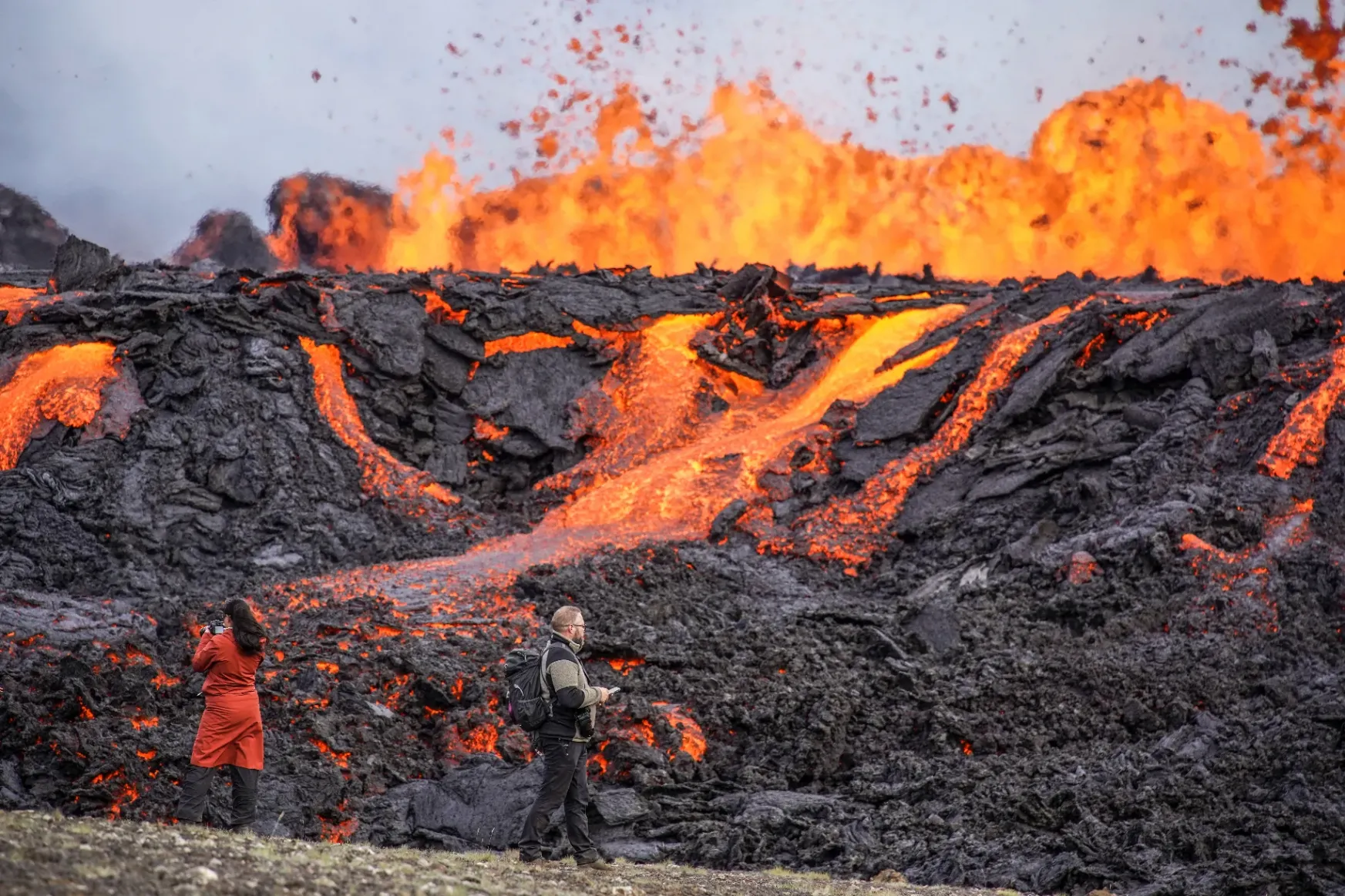 Már sérültjei is vannak az izlandi vulkánturizmusnak