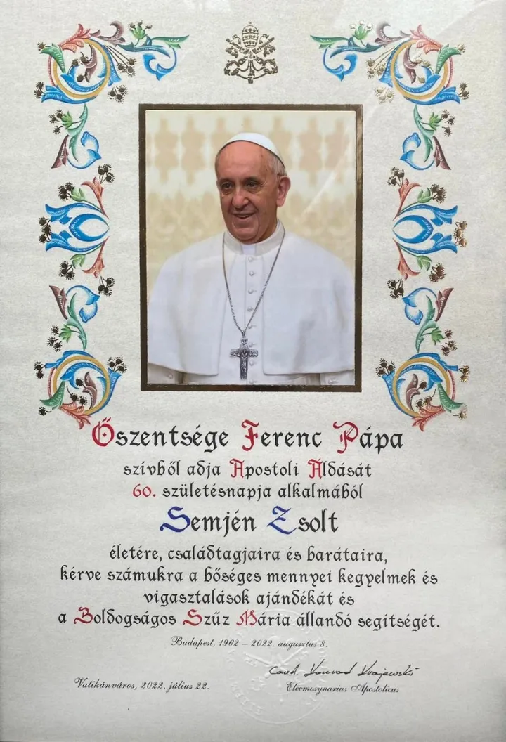 Forrás: Semjén Zsolt Facebook-oldala