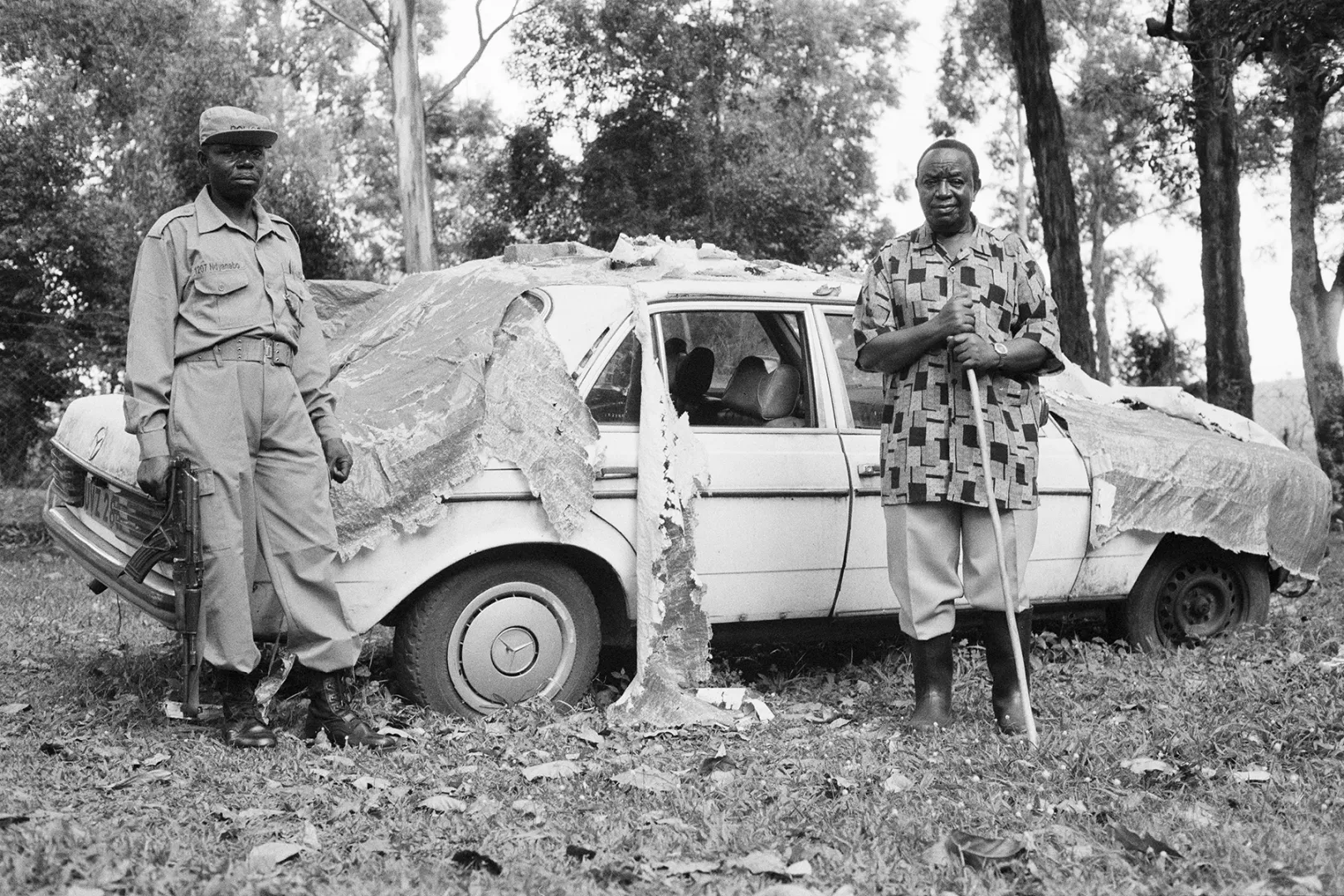 Henry Kajura és családja, valamint a Mercedes története, Hoima, Uganda, 2010. Fotó: Jansen van Staden