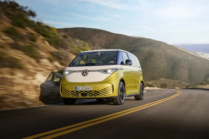 A Volkswagen ID. Buzz elektromos kisbuszhoz hamarosan óradíjas önvezető funkciót lehet rendelni Fotó: Andrew Trahan Photography Llc / Volkswagen AG