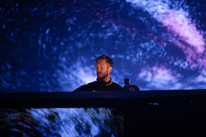 Calvin Harris búcsút csinált a Szigetből