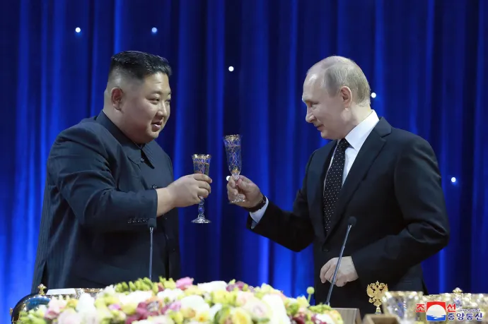 Putyin szerint Észak-Korea és Oroszország szorosabbra fűzi kapcsolatát