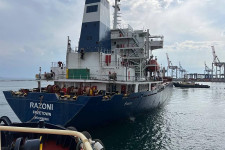 Furcsán alakult az Ukrajnát elhagyó első gabonaszállító hajó története